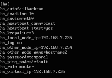 Example of <a class="foswikiNewLink" href="/docs/bin/edit/Sheriff/AlienVault?topicparent=Sheriff.ExampleConfiguringHighAvailabilityForSheriffCSMStandardServers" rel="nofollow" title="Create this topic">AlienVault</a> ossim_setup.conf file for primary Standard Server HA configuration.