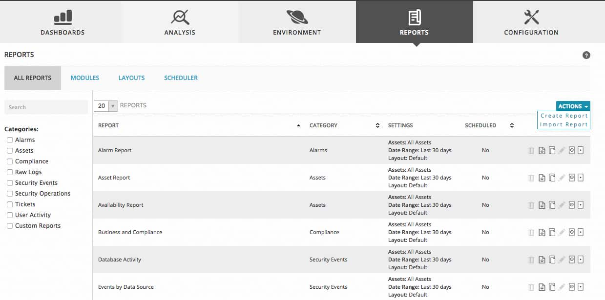 Working with Reports in LevelBlue USM Appliance