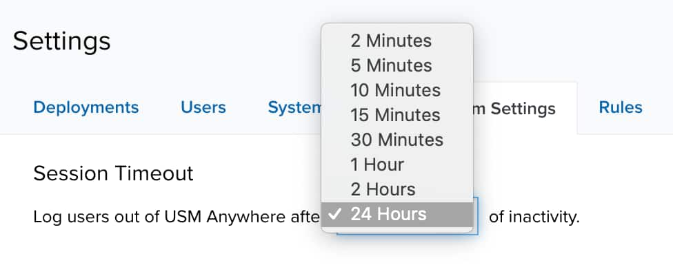 Configuring Web UI Session Timeout